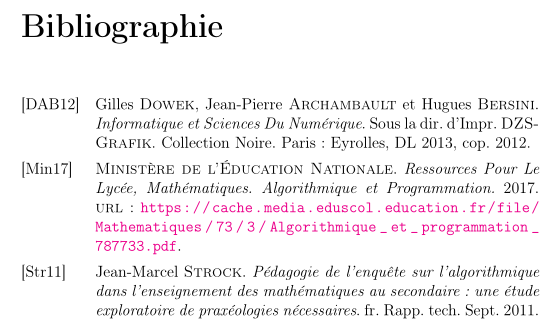 Photo de bibliographie